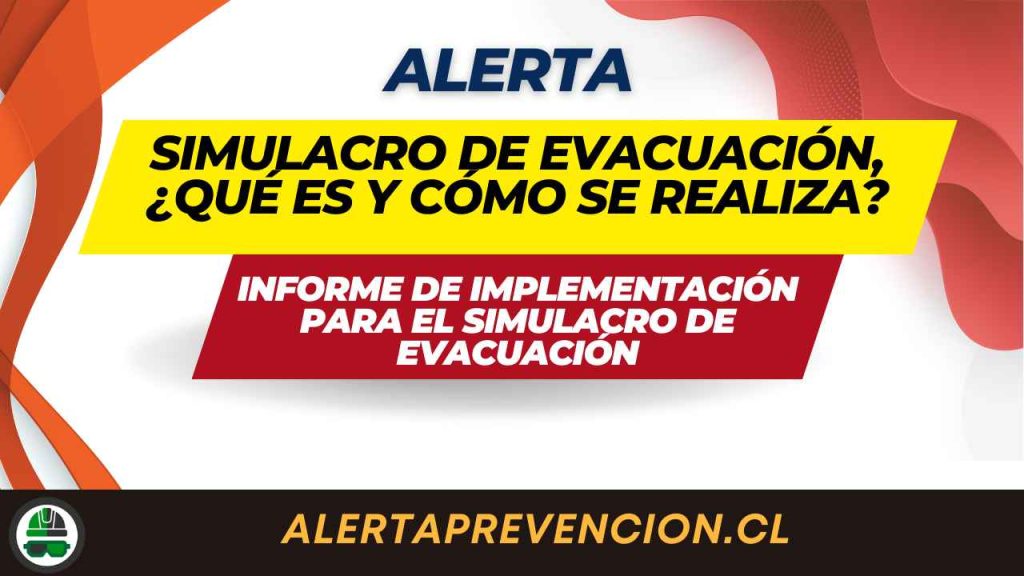 Simulacro de evacuación - Alerta de Prevención de Riesgos