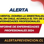 Salud Mental Domina la Siniestralidad Laboral en Chile: Acumula el 72% de las Enfermedades Profesionales Calificadas en 2024