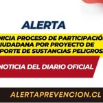 SEA inicia proceso de participación ciudadana por proyecto de transporte de sustancias peligrosas