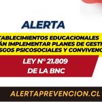 Establecimientos educacionales deberán implementar Planes de Gestión de Riesgos Psicosociales y Convivencia