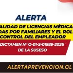Legalidad de licencias médicas emitidas por familiares y el rol de control del empleador