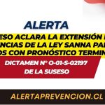 SUSESO Aclara la extensión de licencias de la Ley SANNA para casos con pronóstico terminal